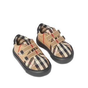 Burberry Kids - Vintage Check Low-Top Sneakers (Mini Markham Trainers)
